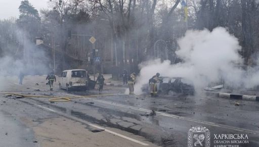Стало известно, сколько автомобилей повреждено в Харькове после удара "Шахеда"