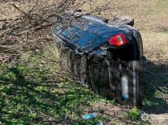 На Харьковщине автомобиль с двумя детьми вылетел в кювет: мальчики &ndash; в больнице
