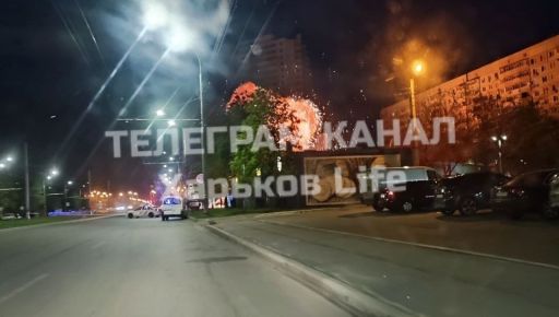 У Харкові вибухнув військовий пікап &ndash; соцмережі