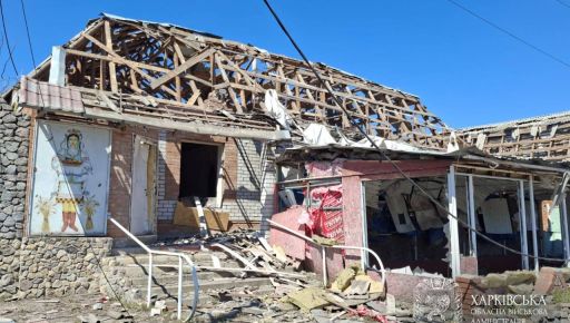 Зʼявилися фото з місця ракетного обстрілу Мерефи