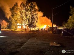 Полиция показала последствия массированных российских обстрелов в Харьковской области
