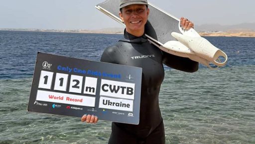 Харьковская спортсменка установила мировой рекорд по фридайвингу