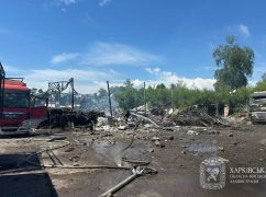 Пострадали 19 человек: Синегубов показал кадры с места ракетного обстрела под Харьковом