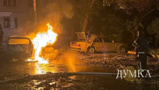 В результате массированного обстрела Харькова пострадали 15 человек: кадры с места