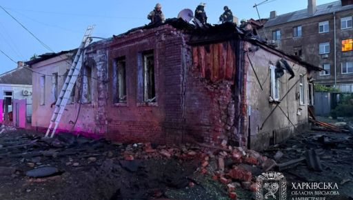 Синєгубов показав знімки з місця обстрілу будинку в Холодногірському районі Харкова