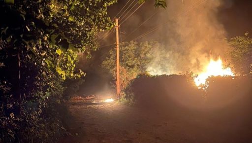 Зʼявилися фото з місця дронових ударів по Харківському району