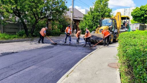В Харькове на улице Мирослава Мыслы переложили 3 тыс. кв.м асфальта