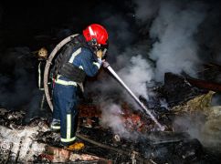 В Харькове в результате ночной атаки горел жилой дом: что известно