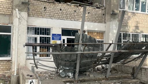 Росіяни тричі протягом години вдарили по лікарні на Харківщині
