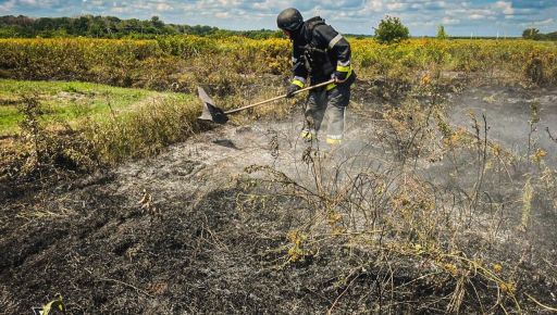 Россияне атаковали пшеничные поля в Харьковской области: вспыхнули пожары