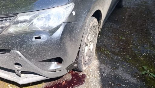В Харьковской области российский дрон попал в авто с человеком: подробности