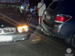 Нічна ДТП у центрі Харкова: водій BMW отримав протоколи за трьома статтями