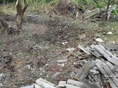 ОВА опублікувала фото з місця влучання реактивного "Шахеда" в Харкові
