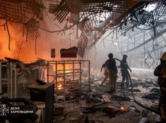 ГСЧС показала последствия удара по торговому центру в Харькове