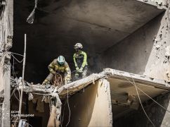 В Харькове завершили разбор завалов после попадания ракеты в многоэтажку