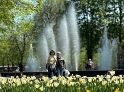 На бульваре Юрьева в Харькове запустили фонтан (ФОТОФАКТ)
