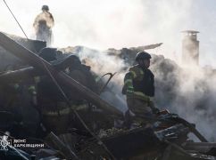 В Харькове потушили пожар, возникший после утренней атаки РФ