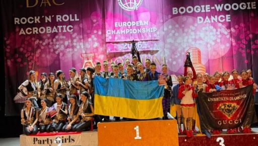 Харьковские спортсменки стали чемпионками Европы по акробатическому рок-н-роллу