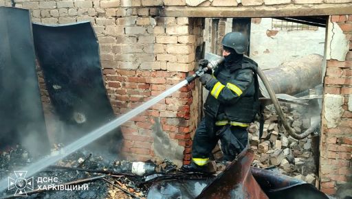 Ударные дроны РФ атаковали Харьковскую область: горели жилой дом и склад