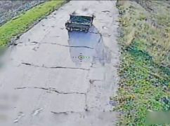 Харківські бійці влаштували погоню за російським пікапом на Бєлгородщині: кадри ураження