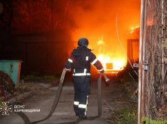 У Харкові після ракетного удару РФ палало 480 кв. м: кадри з місця
