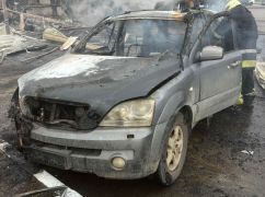 Полиция показала свежие кадры горящих АЗС в Харькове и Чугуеве после российских обстрелов