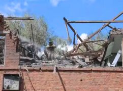 Появилось видео с последствиями обстрела Харькова 25 июля