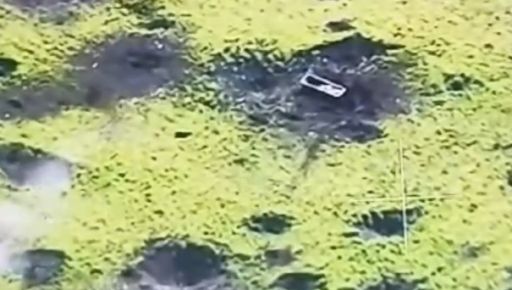 На Харківщині знищили окупантів, які прикинулися ванною: Кадри з дрона