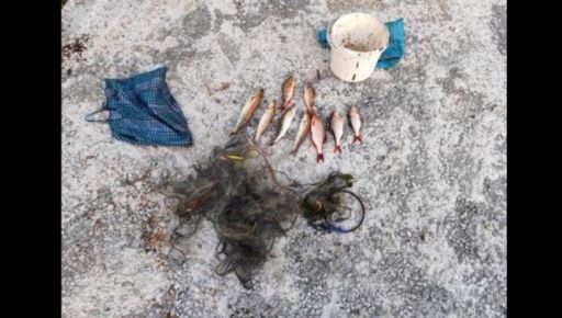 В Харькове рыбалке, расставившему сетки на популярном месте отдыха, выписали штраф на 25 тыс. грн
