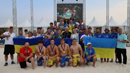 Харківські спортсмени здобули 7 медалей чемпіонату Європи з пляжної боротьби